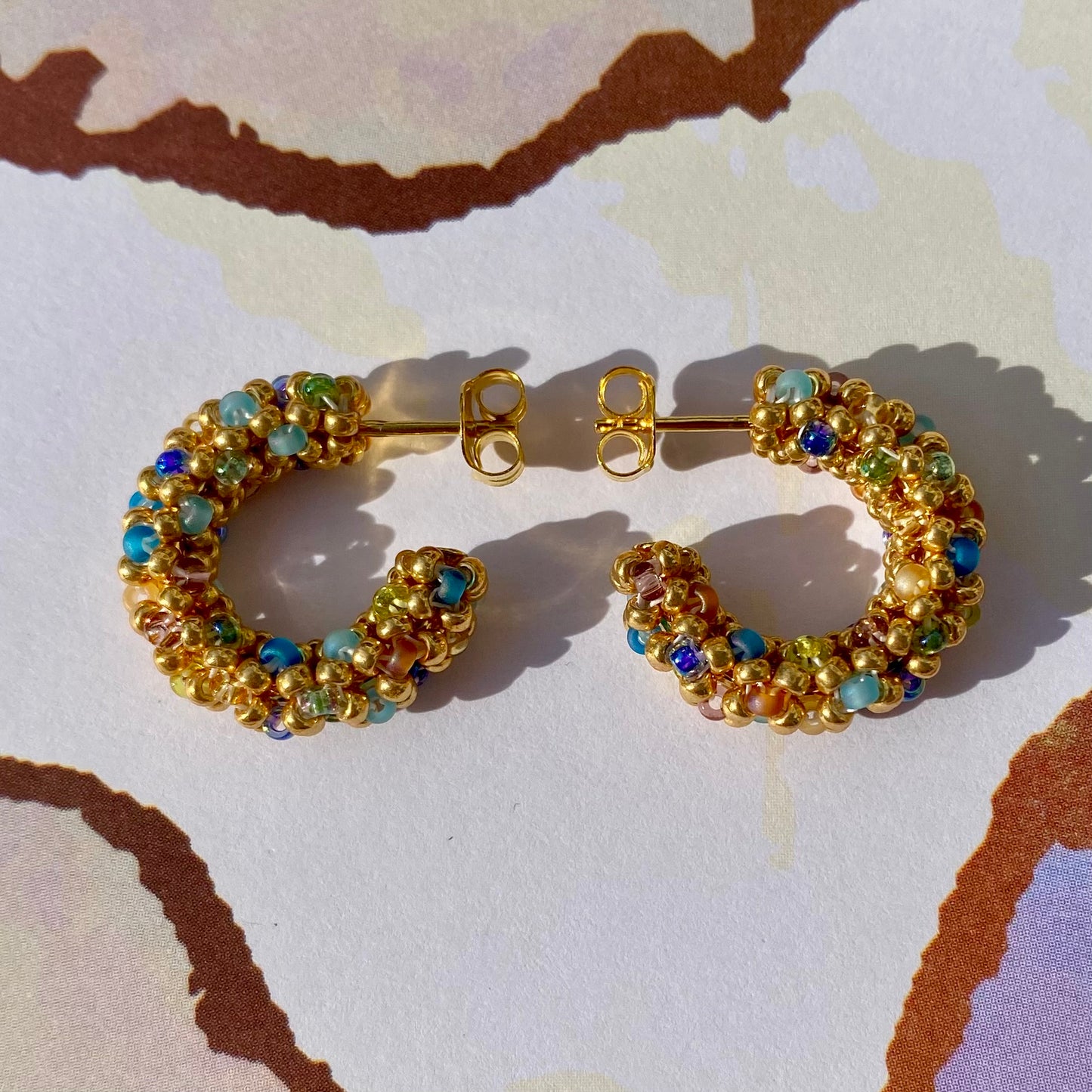 LA CROISETTE Hoop Earrings, Provence