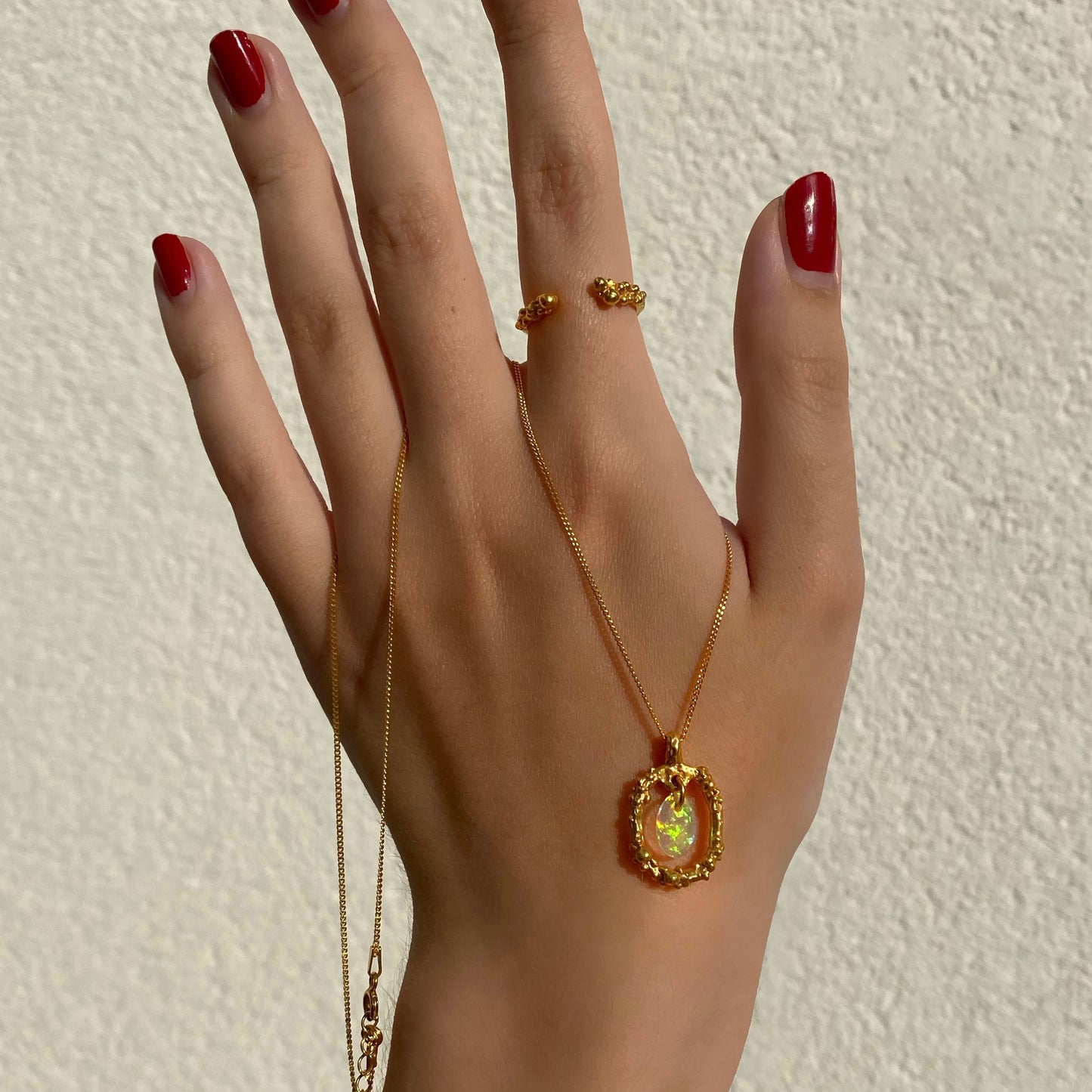 La Mer ring and la mer necklace by Vivienne Benz