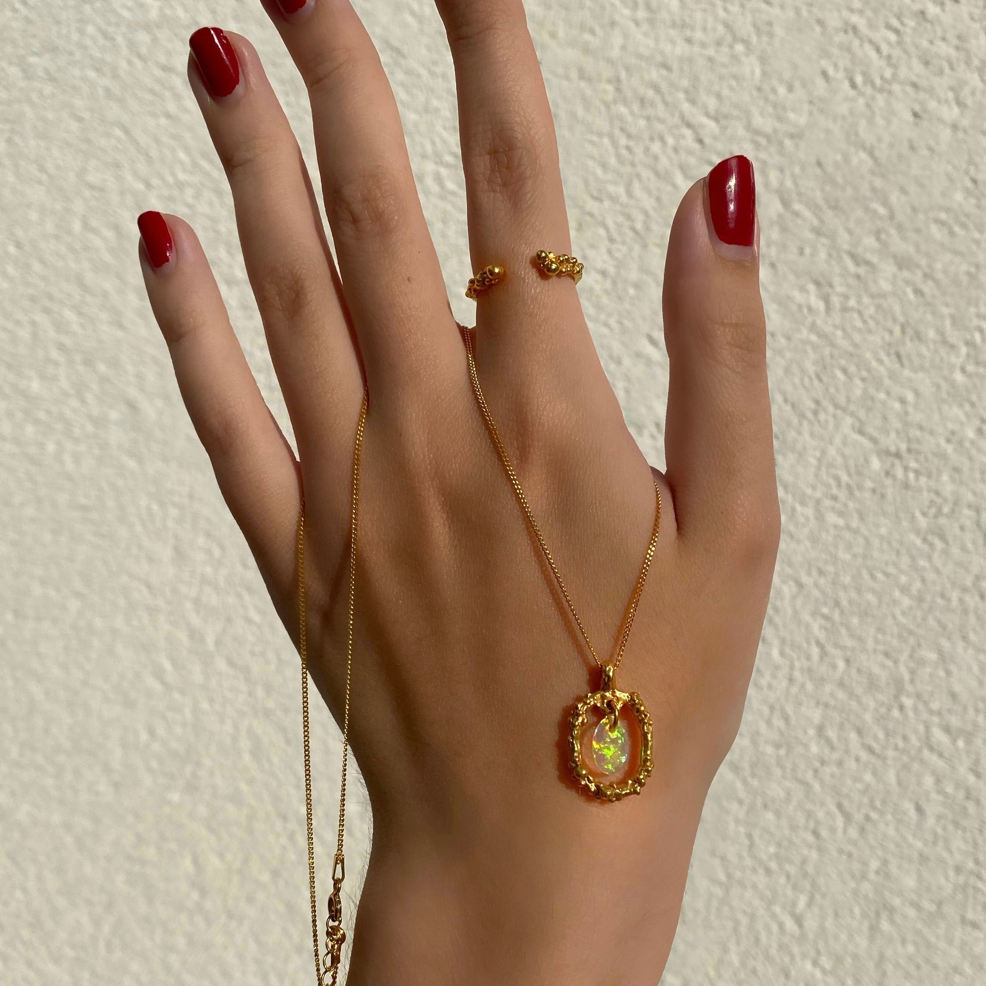 La Mer ring and la mer necklace by Vivienne Benz