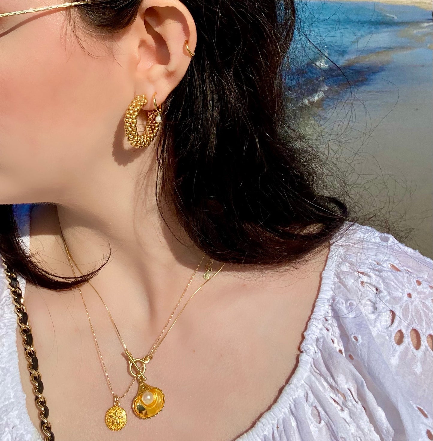 Antibes Necklace, Sanddollar