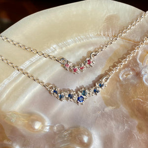 SAPPHIRE REEF Necklace, pink sapphire