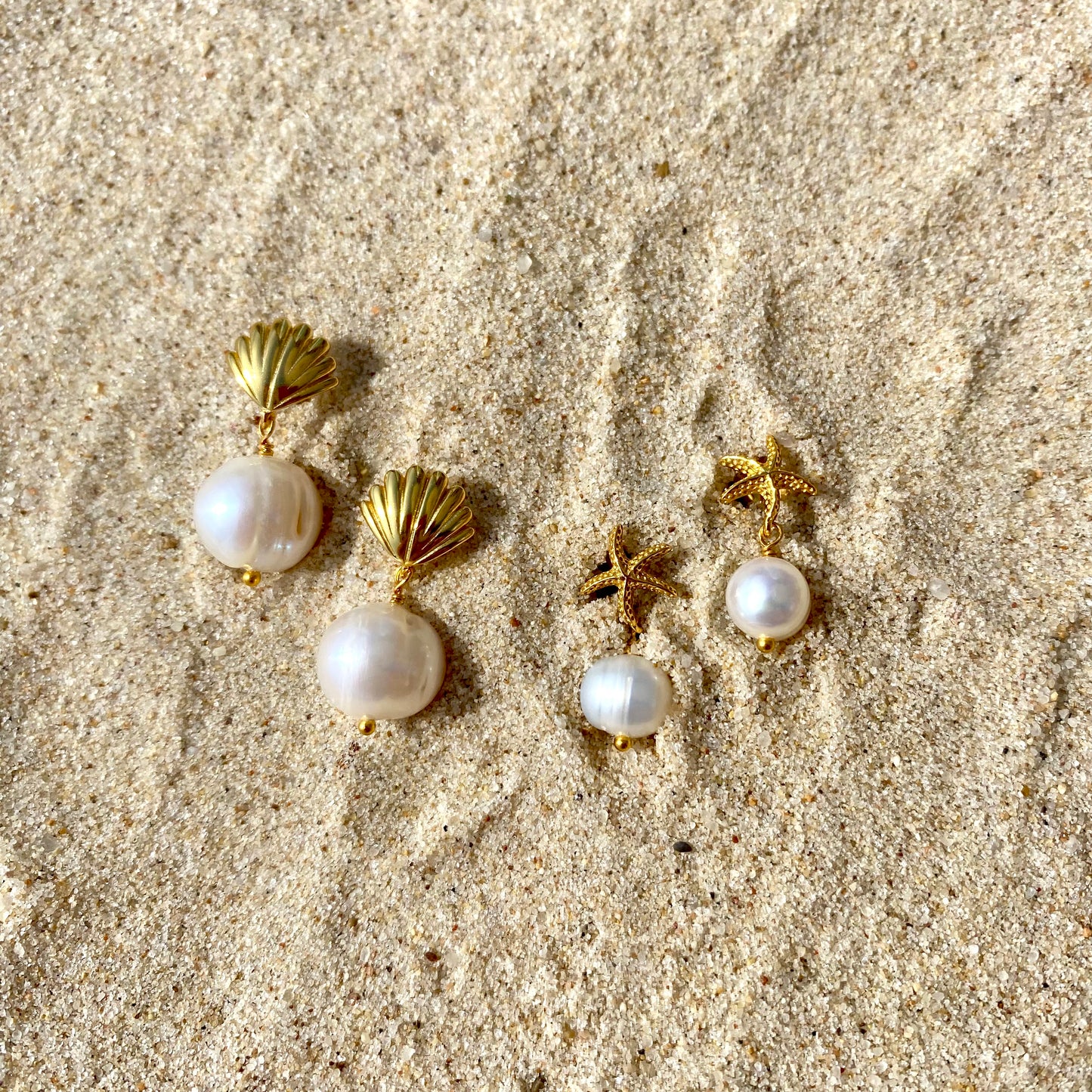 ANTIBES Seashell earrings