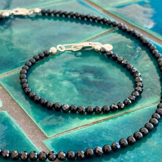 MIDNIGHT CURRENT bracelet, spinel & tourmaline