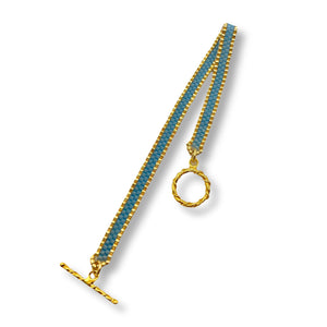 La Croisette Bracelet, blue