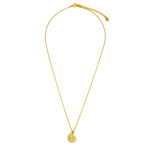 Nautilus necklace 24k gold plated 